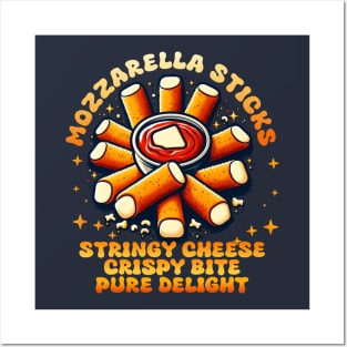 mozzarella sticks Posters and Art